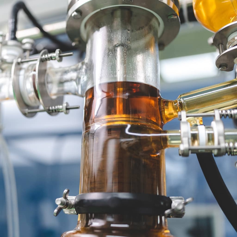 Cannabis CBD oil scientific extraction machine